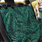 Watercolor Tropical Leaf Pattern Print Pet Car Back Seat Cover