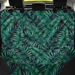 Watercolor Tropical Leaf Pattern Print Pet Car Back Seat Cover