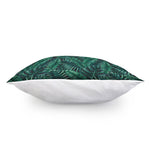 Watercolor Tropical Leaf Pattern Print Pillow Cover