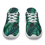 Watercolor Tropical Leaf Pattern Print Sport Shoes GearFrost