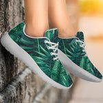 Watercolor Tropical Leaf Pattern Print Sport Shoes GearFrost