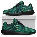 Watercolor Tropical Leaf Pattern Print Walking Shoes