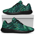 Watercolor Tropical Leaf Pattern Print Sport Shoes GearFrost