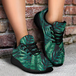 Watercolor Tropical Leaf Pattern Print Sport Shoes GearFrost