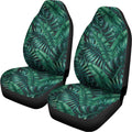 Watercolor Tropical Leaf Pattern Print Universal Fit Car Seat Covers