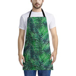 Watercolor Tropical Leaves Pattern Print Apron