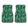 Watercolor Tropical Leaves Pattern Print Front Car Floor Mats