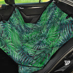 Watercolor Tropical Leaves Pattern Print Pet Car Back Seat Cover