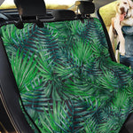 Watercolor Tropical Leaves Pattern Print Pet Car Back Seat Cover