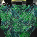 Watercolor Tropical Leaves Pattern Print Pet Car Back Seat Cover