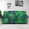 Watercolor Tropical Leaves Pattern Print Sofa Cover