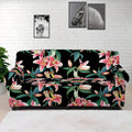 Watercolor Tropical Lily Pattern Print Sofa Cover