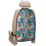 Watercolor Tropical Patchwork Print Car Seat Organizers
