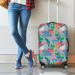 Watercolor Tropical Patchwork Print Luggage Cover