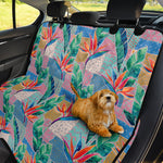Watercolor Tropical Patchwork Print Pet Car Back Seat Cover