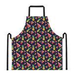 Watercolor Tropical Pattern Print Apron