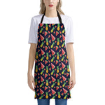 Watercolor Tropical Pattern Print Apron