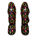 Watercolor Tropical Pattern Print Muay Thai Shin Guards