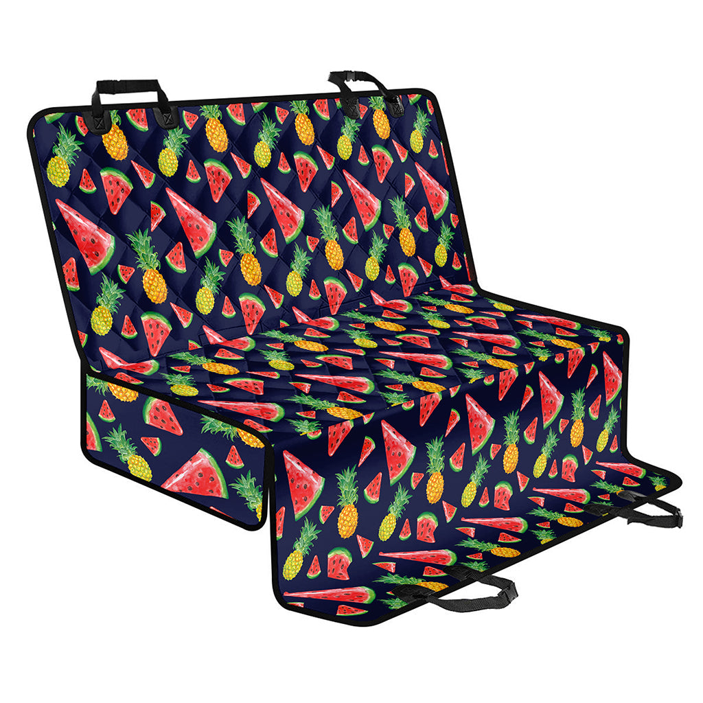 Watercolor Tropical Pattern Print Pet Car Back Seat Cover