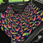 Watercolor Tropical Pattern Print Pet Car Back Seat Cover