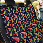 Watercolor Tropical Pattern Print Pet Car Back Seat Cover