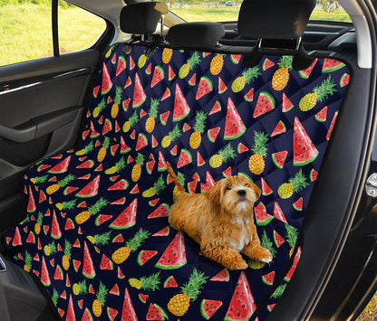 Watercolor Tropical Pattern Print Pet Car Back Seat Cover