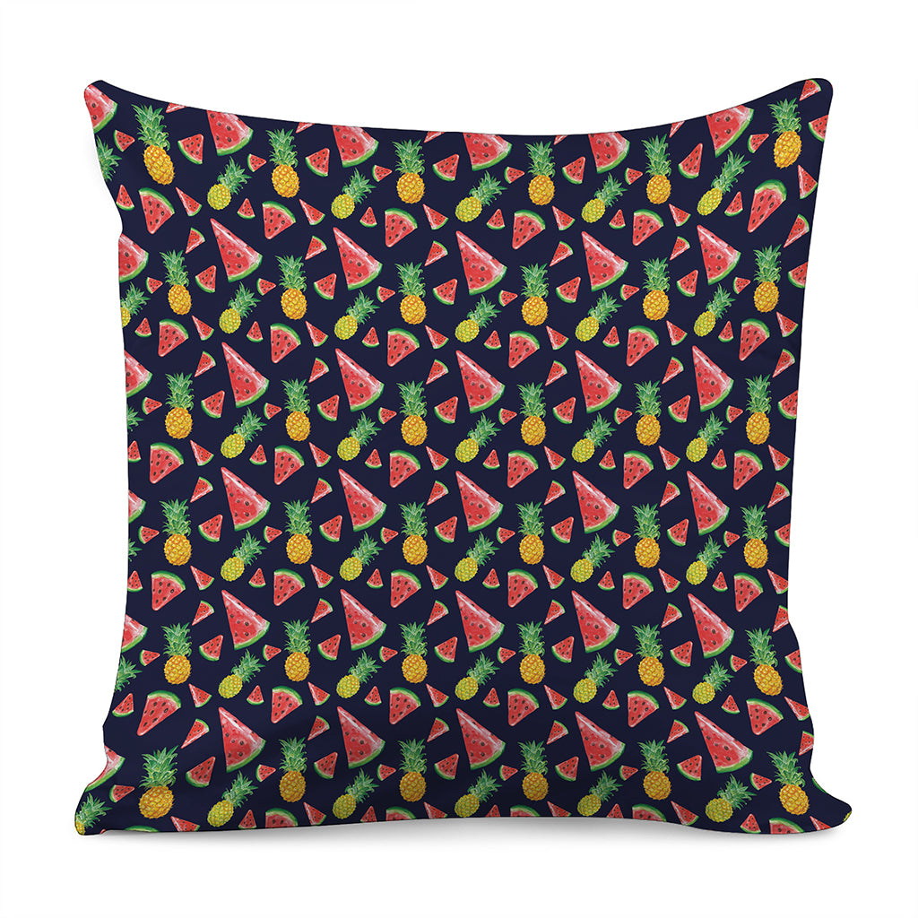 Watercolor Tropical Pattern Print Pillow Cover