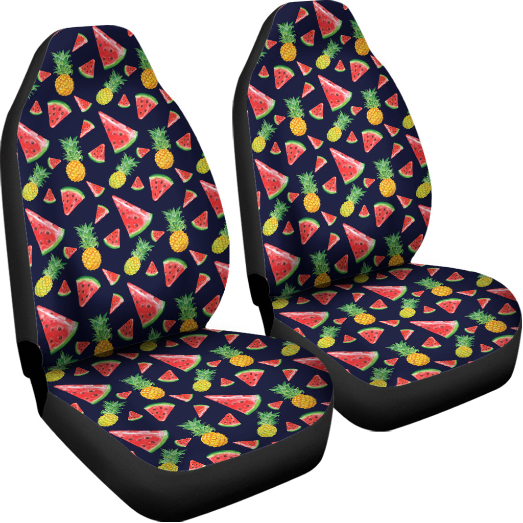 Watercolor Tropical Pattern Print Universal Fit Car Seat Covers