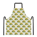 Watercolor Turtle Pattern Print Apron
