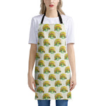 Watercolor Turtle Pattern Print Apron