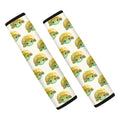 Watercolor Turtle Pattern Print Car Seat Belt Covers