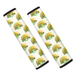 Watercolor Turtle Pattern Print Car Seat Belt Covers