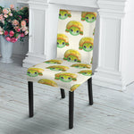 Watercolor Turtle Pattern Print Dining Chair Slipcover