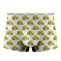 Watercolor Turtle Pattern Print Men's Boxer Briefs