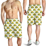 Watercolor Turtle Pattern Print Men's Shorts
