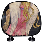 Watercolor Virgo Zodiac Sign Print Car Headrest Covers