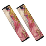 Watercolor Virgo Zodiac Sign Print Car Seat Belt Covers