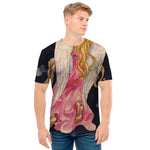 Watercolor Virgo Zodiac Sign Print Men's T-Shirt