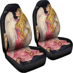 Watercolor Virgo Zodiac Sign Print Universal Fit Car Seat Covers