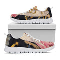 Watercolor Virgo Zodiac Sign Print White Running Shoes