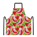 Watercolor Watermelon Pattern Print Apron