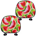 Watercolor Watermelon Pattern Print Car Headrest Covers