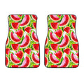 Watercolor Watermelon Pattern Print Front Car Floor Mats
