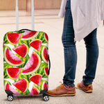 Watercolor Watermelon Pattern Print Luggage Cover GearFrost