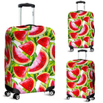 Watercolor Watermelon Pattern Print Luggage Cover GearFrost