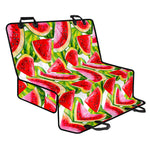 Watercolor Watermelon Pattern Print Pet Car Back Seat Cover