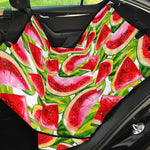 Watercolor Watermelon Pattern Print Pet Car Back Seat Cover