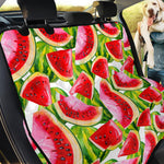 Watercolor Watermelon Pattern Print Pet Car Back Seat Cover