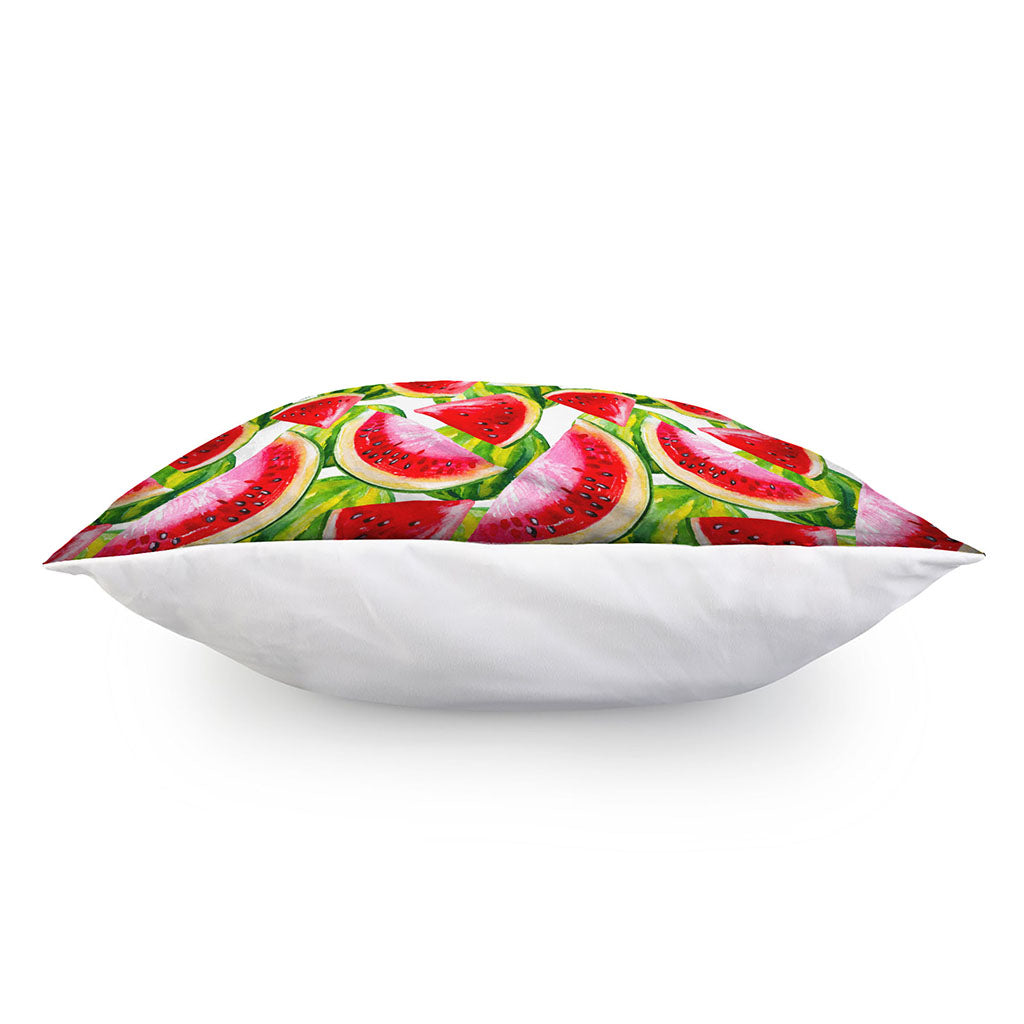 Watercolor Watermelon Pattern Print Pillow Cover