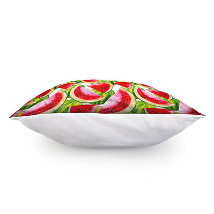 Watercolor Watermelon Pattern Print Pillow Cover